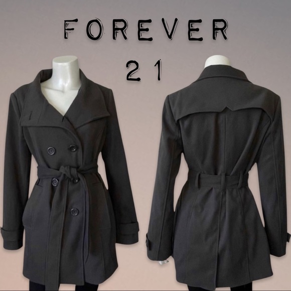 Forever 21 Jackets & Blazers - 🖤 Forever 21 | Button Up Peacoat